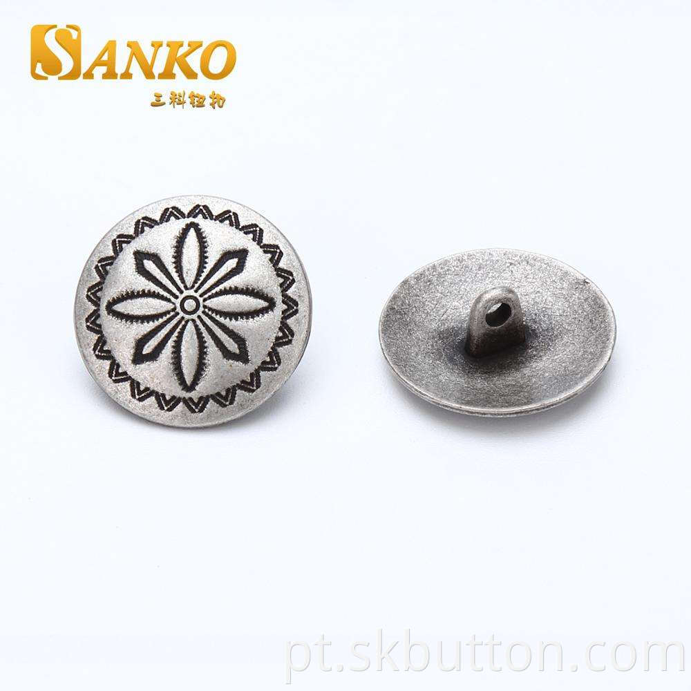 metal shank button